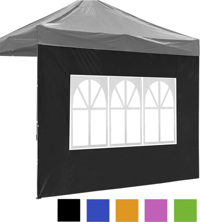 Yescom Canopy Tent Wall with Windows 1080D 9.6x6.7ft Blue 1pc New
