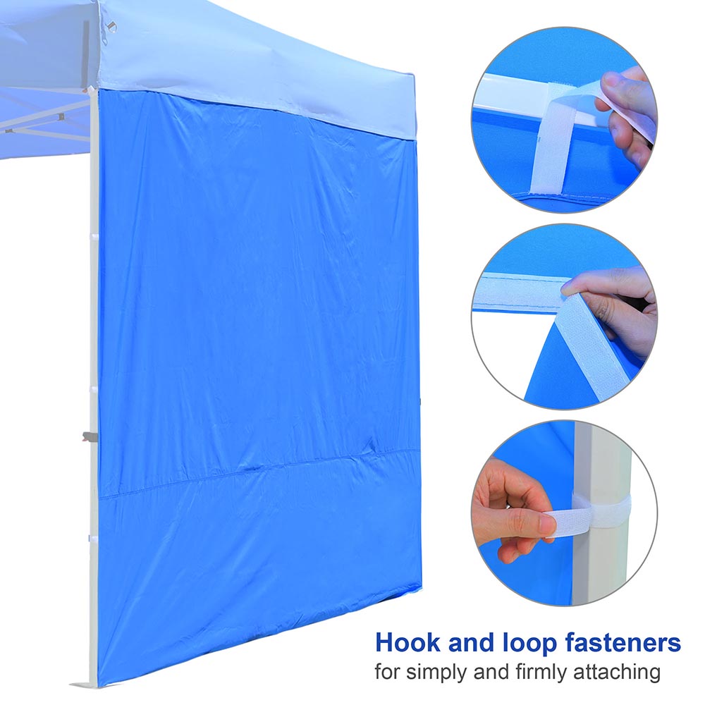Yescom Canopy Tent Wall 10x7ft UV50+ Cpai-84 New