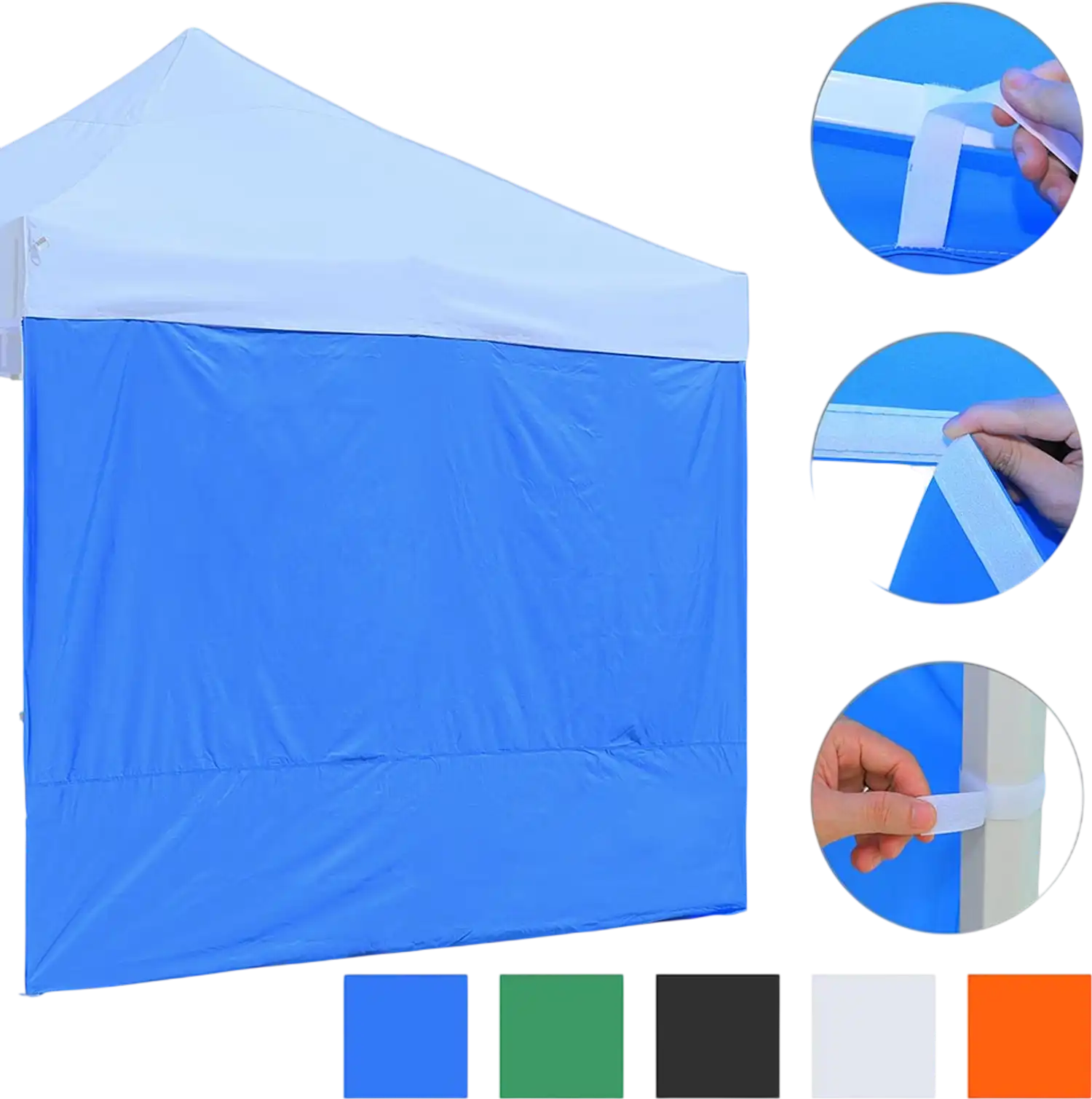 Yescom Canopy Tent Wall 10x7ft UV50+ Cpai-84 New