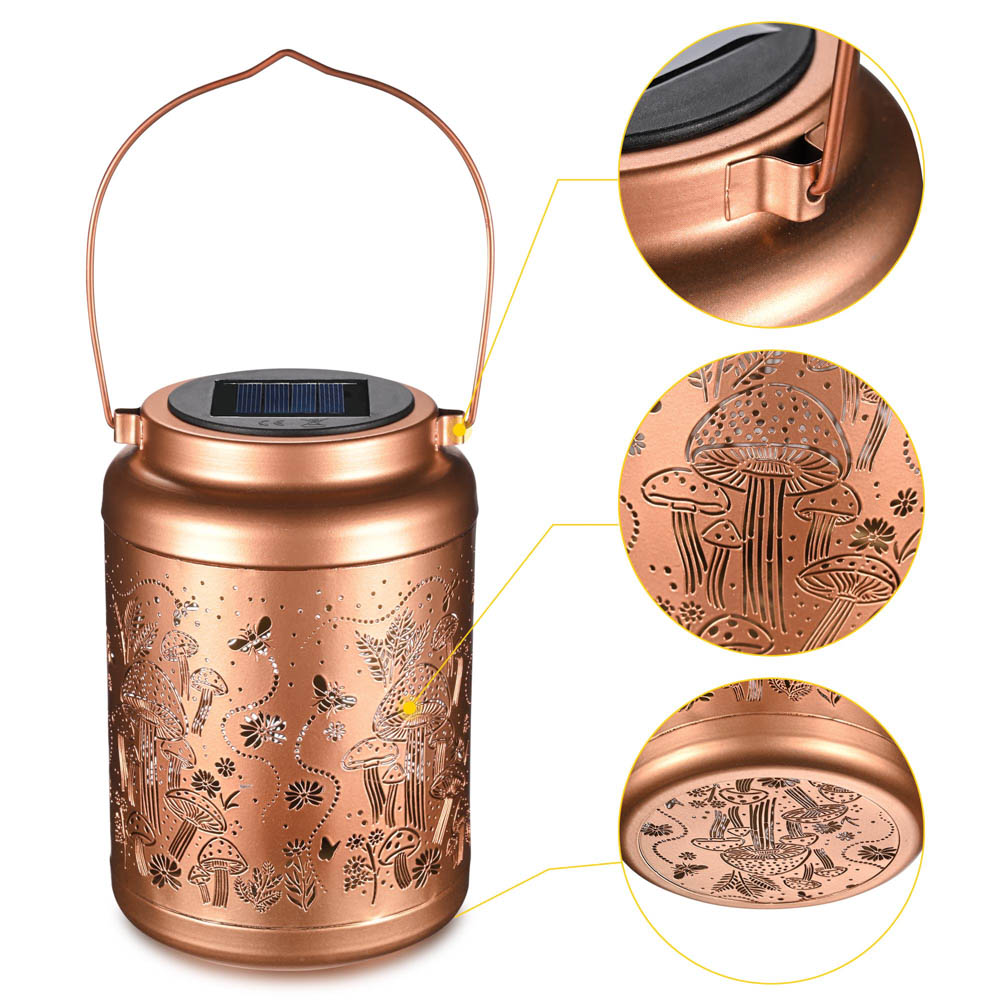 Yescom Outdoor Solar Lantern Waterproof 2ct/pk New