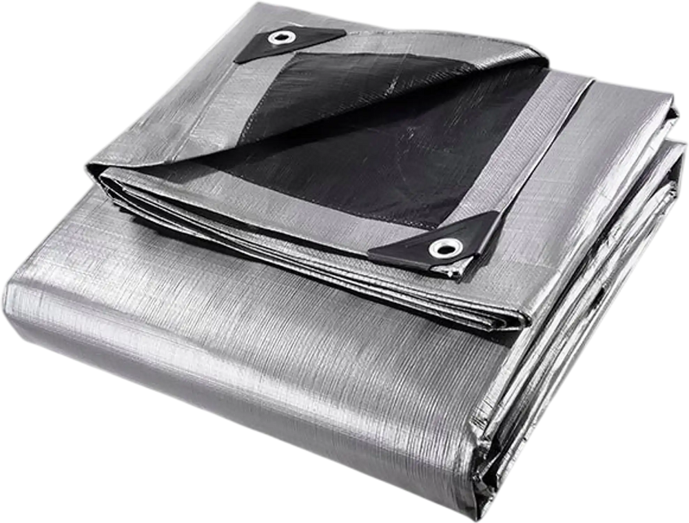 Yescom Heavy-Duty Poly Tarp 18'x24' Silver New