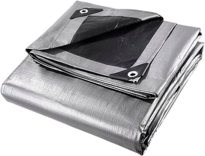 Yescom Heavy-Duty Poly Tarp 18'x24' Silver New