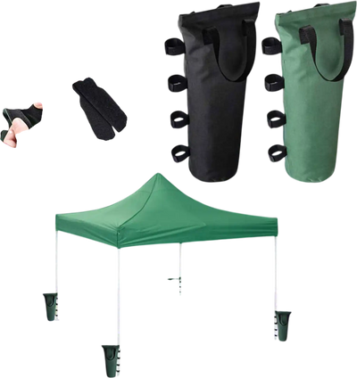 Yescom Monoshock Weight Sand Bag 4 Pcs Green New