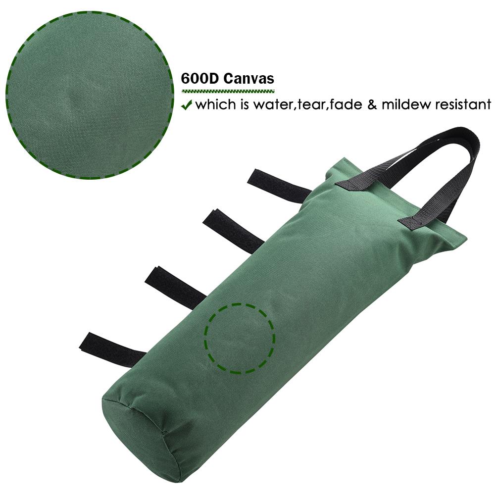 Yescom Monoshock Weight Sand Bag 4 Pcs Green New
