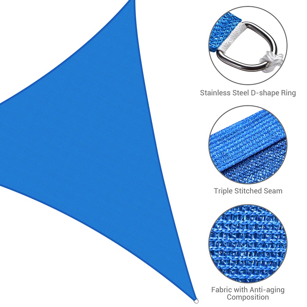 Yescom Triangle Sun Shade Sail 25ft New