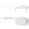 Yescom Outdoor Wedding Party Tent 10' x 10' 4 Sidewalls New