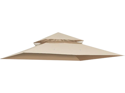 Yescom Gazebo Canopy Replacement Top 10' x 10' Waterproof 2-Tier New