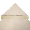 Yescom Gazebo Canopy Replacement Top 10' x 10' Beige 2-Tier New