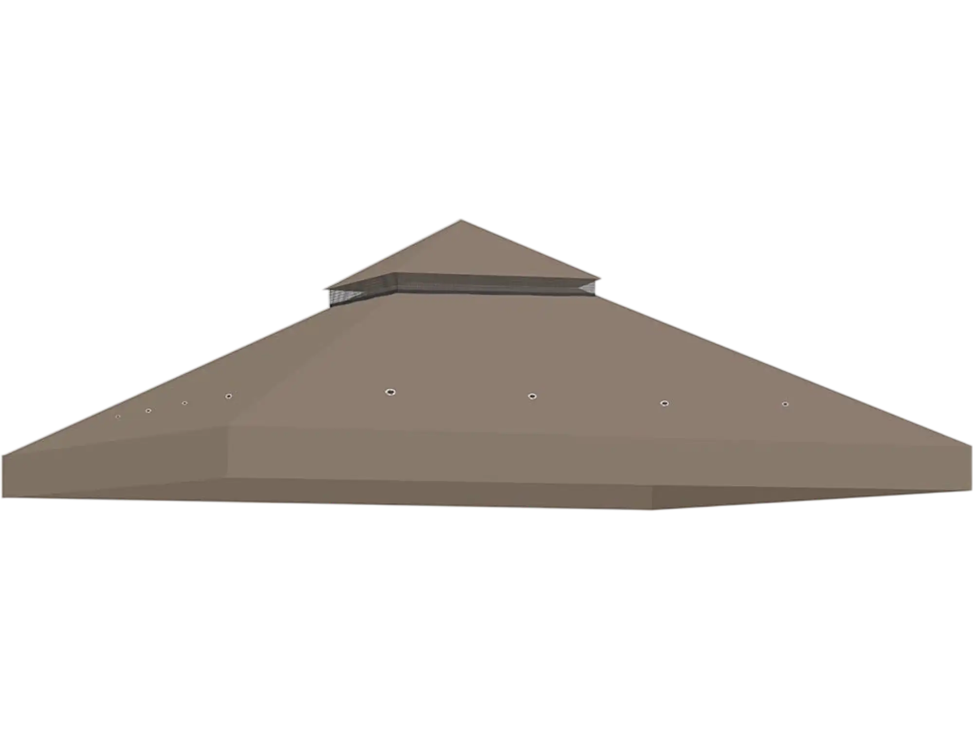 Yescom Gazebo Replacement Canopy Top 2-Tier 10x10 ft New