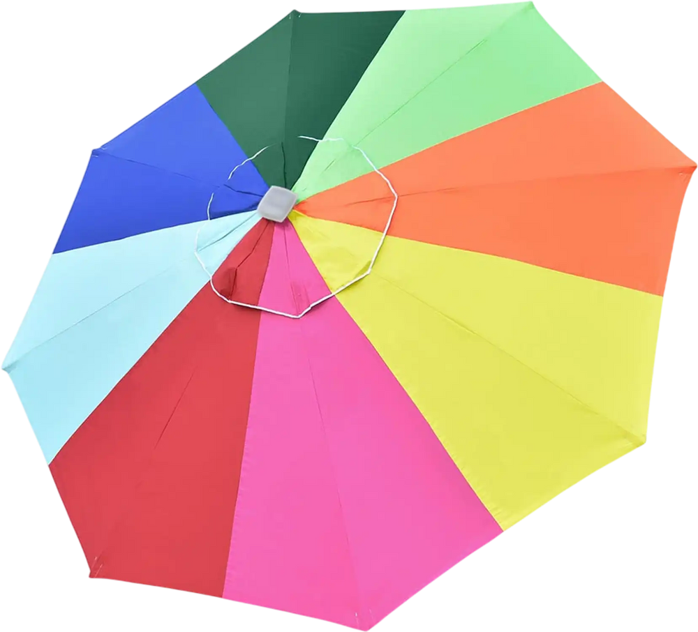 Yescom Outdoor Market Umbrella Replacement Canopy 8' Rainbow New