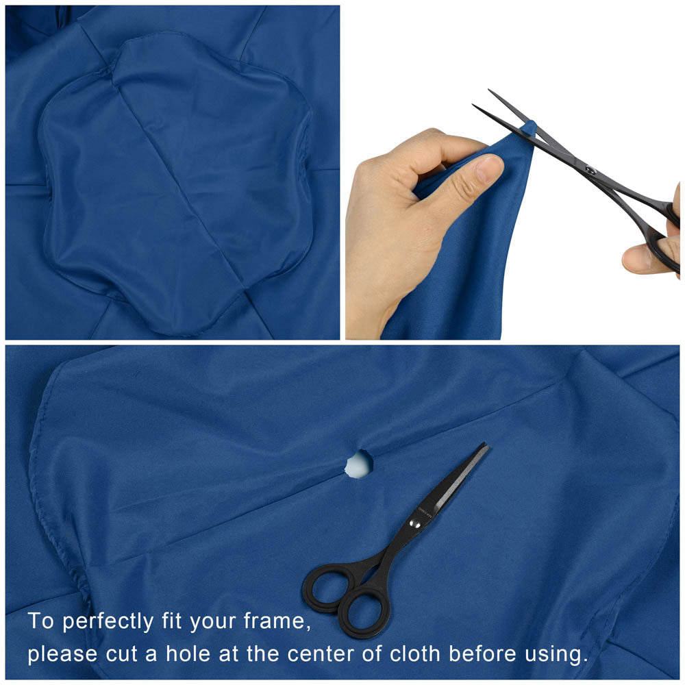 Yescom Outdoor Market Umbrella Replacement Canopy 9' 8-Rib New