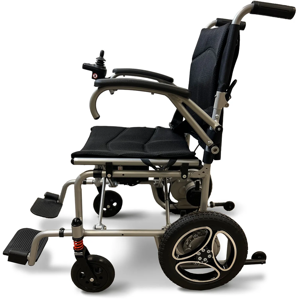 Journey Air Lightweight Folding Power Chair 24V 6Ah 150W 2.8 MPH 6 Mile Range Silver 08643 New