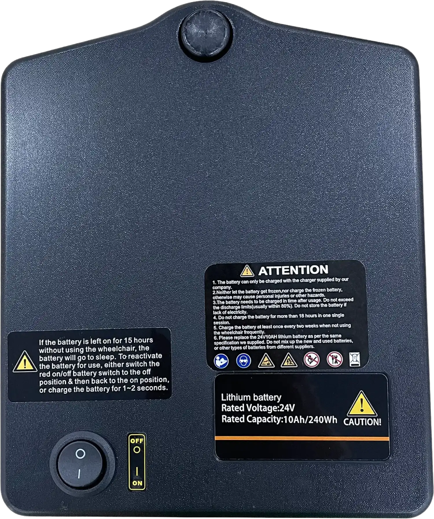 Journey Air Elite Lithium Battery Replacement 10Ah Maximum Range 8 Miles 08824 New