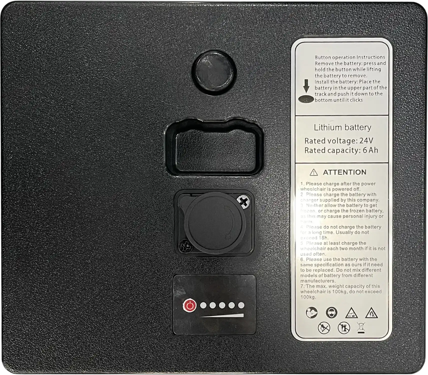 Journey Air Lithium Battery Replacement 6Ah Maximum Range 10 Miles 08835 New