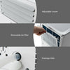 Adjustable louver and removable air filter of the 8000 BTU portable air conditioner for efficient cooling and clean air.