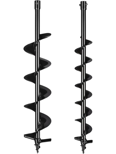Yescom Earth Auger Bit Replacement 12in, 10in, 8in, 6in, 4in Optional New