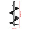 Yescom Earth Auger Bit Replacement 12in, 10in, 8in, 6in, 4in Optional New