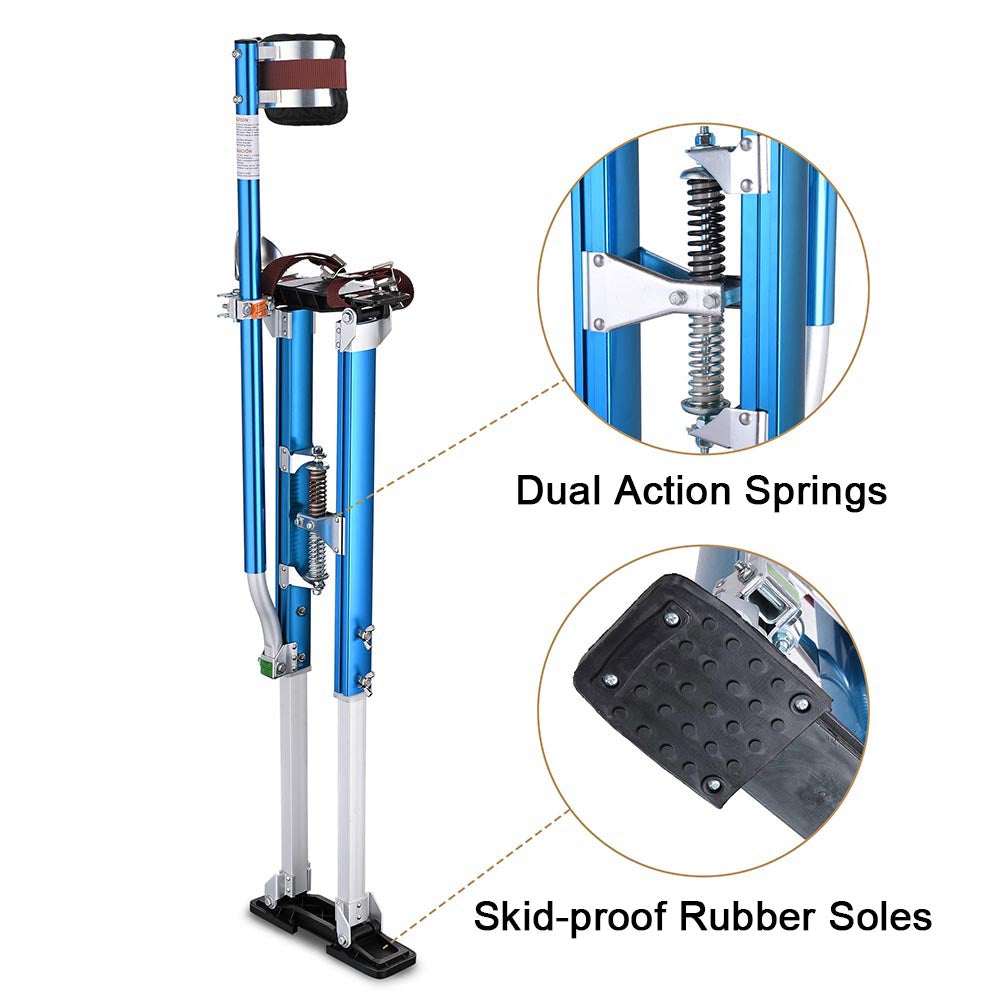 Yescom Drywall Stilt 36" - 50" Adjustable Aluminum Color Options New