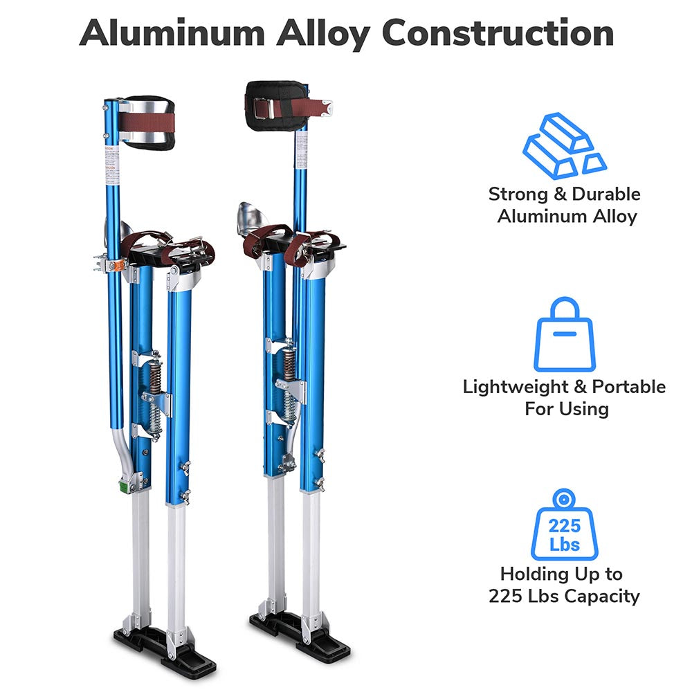 Yescom Drywall Stilt 36" - 50" Adjustable Aluminum Color Options New