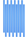 Yescom Trampoline Pole Foam Sleeve 12 Pack 37" Blue Fits 1.26" Pole New