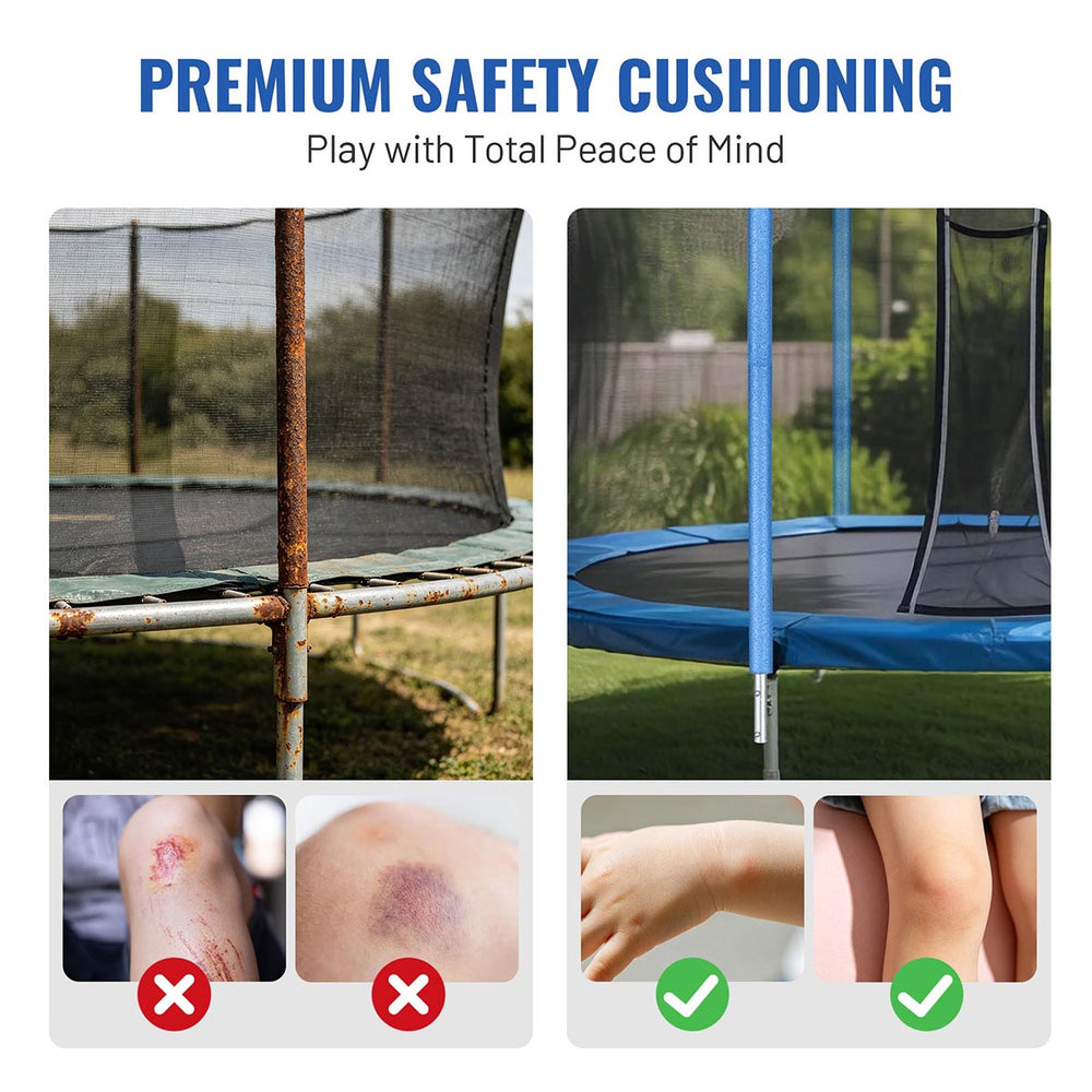Yescom Trampoline Pole Foam Sleeve 12 Pack 37" Blue Fits 1.26" Pole New