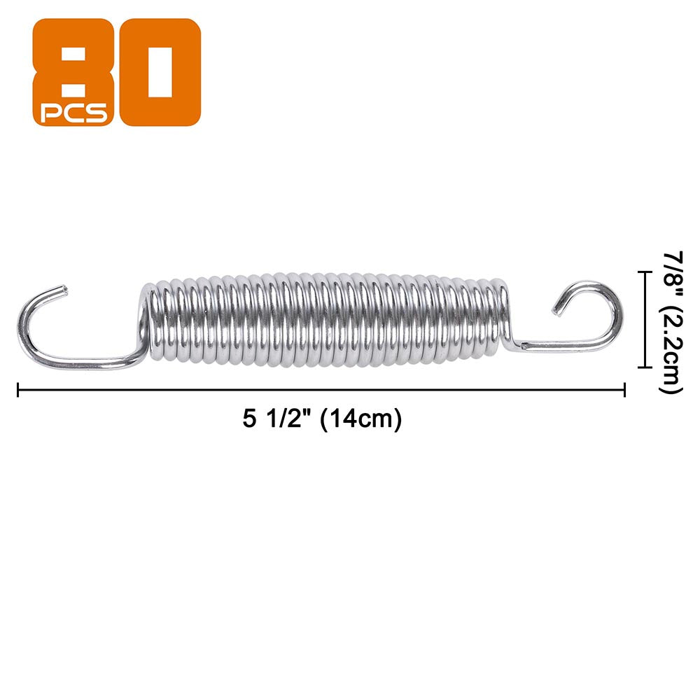 Yescom Trampoline Spring 5.5in 7in 8.25in Galvanized Steel New