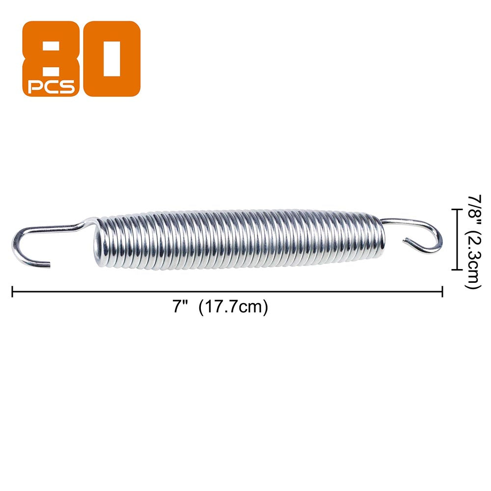 Yescom Trampoline Spring 5.5in 7in 8.25in Galvanized Steel New