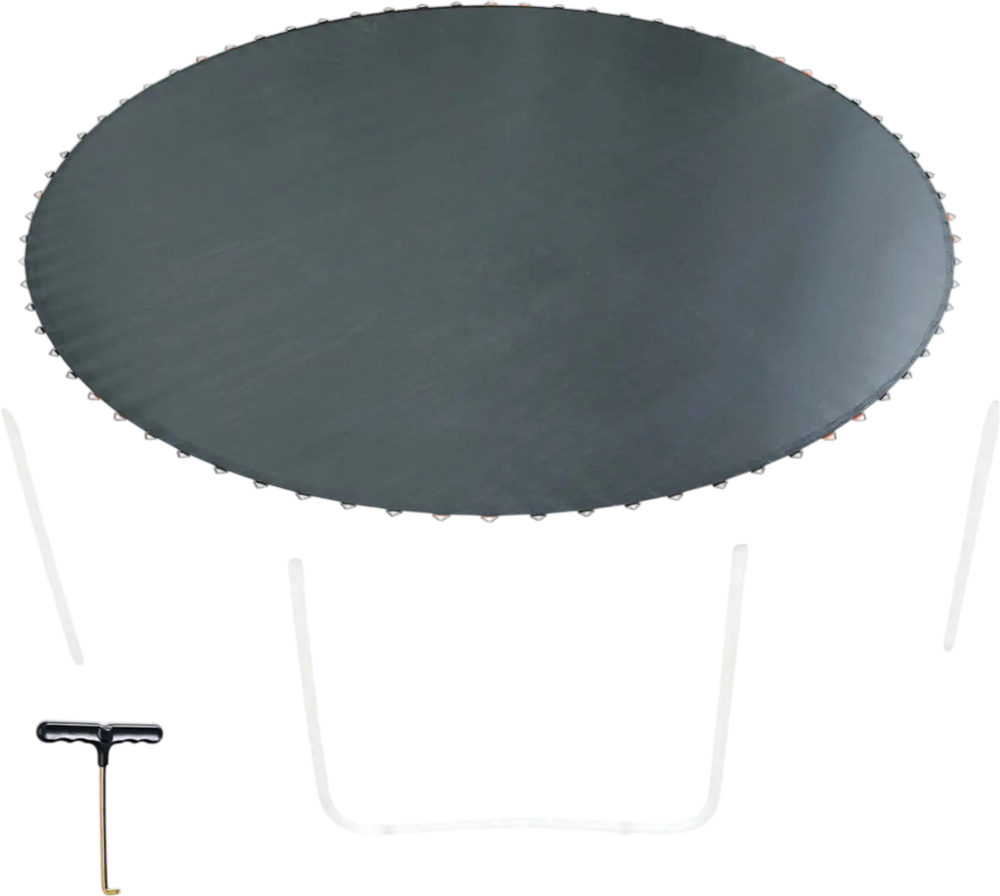 Yescom Trampoline Mat 14 ft 72 V-rings Black New