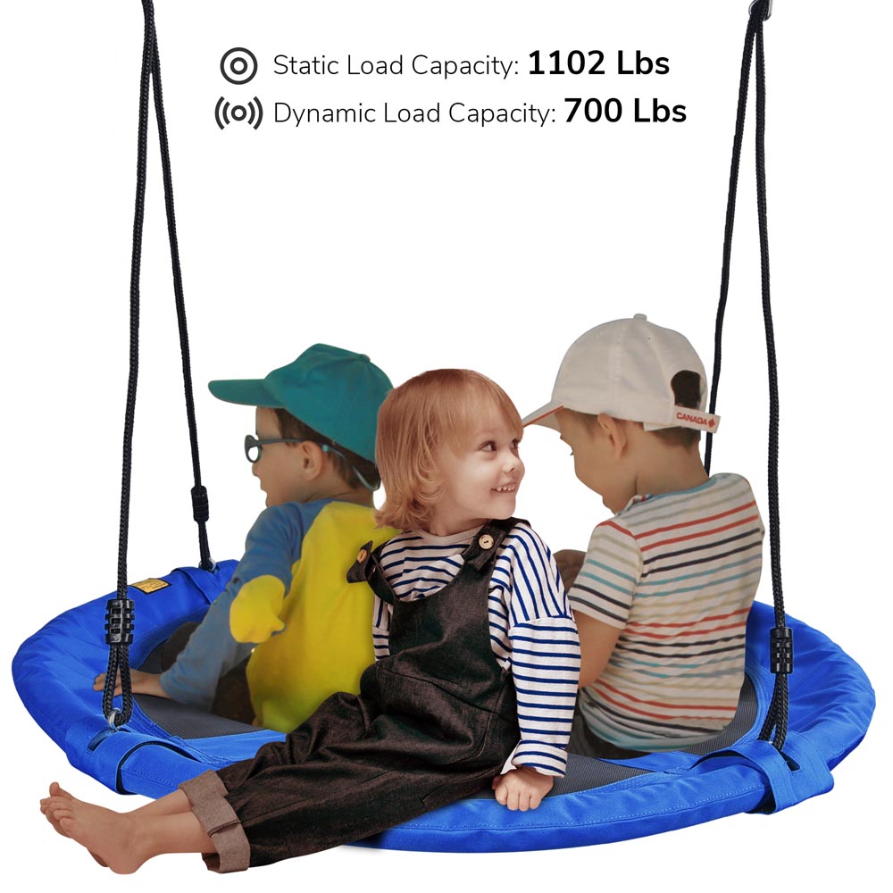 Yescom Saucer Tree Swing 40" with Adjustable Straps New
