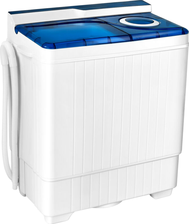 Costway Semi-Automatic Washer Dryer Machine Portable with Built-in Drain Pump New