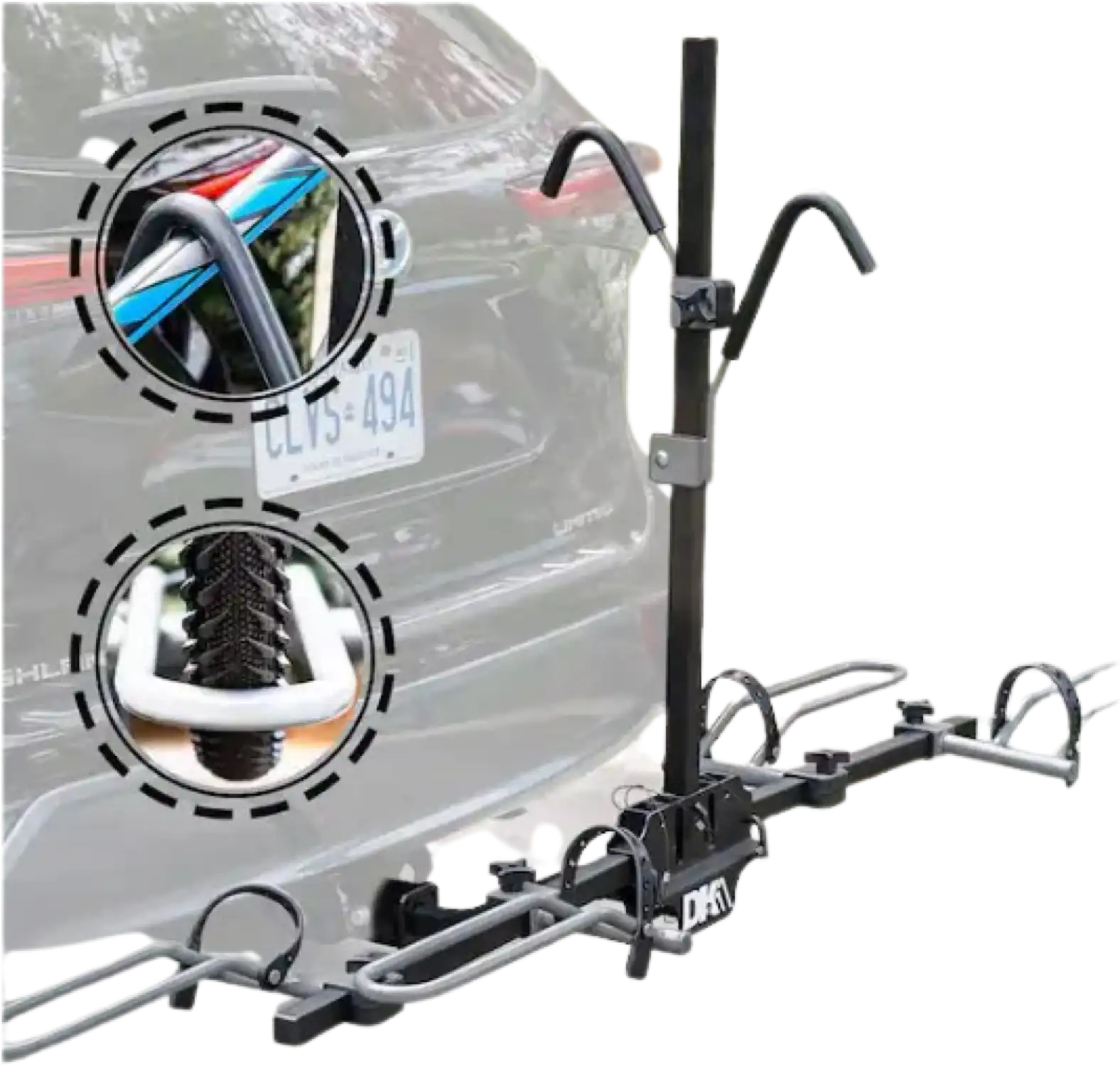 DK2 BCR590 2 Bike Hitch Bike Rack New