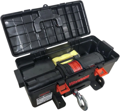 DK2 40PUA12 4,000 lbs. Capacity Warrior Trojan Electric Synthetic Winch Cable New