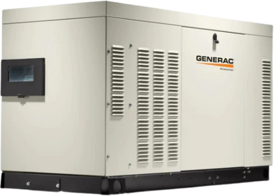 Generac Protector RG02515GNAX 25kW Liquid Cooled 3 Phase 120/208V Standby Generator Scratch and Dent