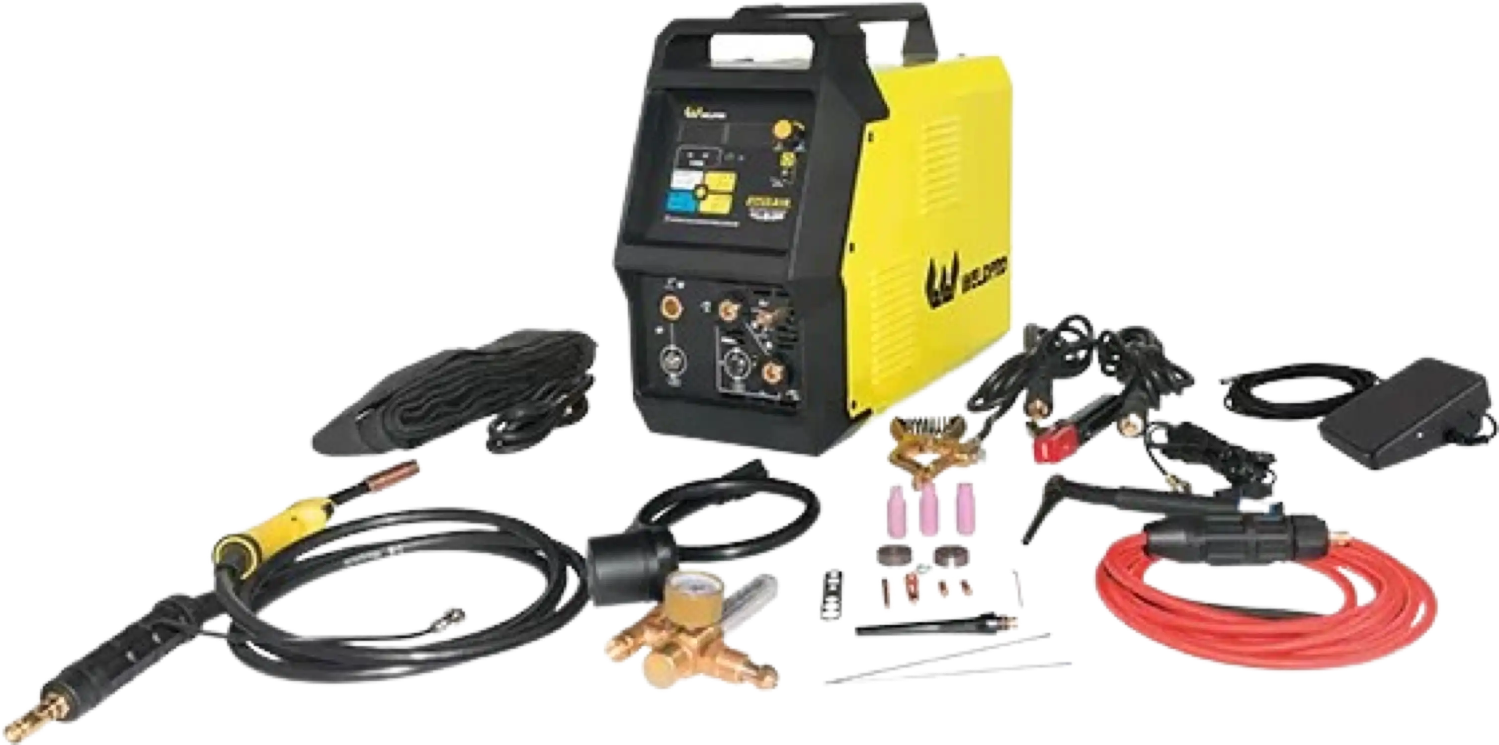 Weldpro Omni210 Welder 200 AMP MIG, Flux Core, Stick, AC/DC 115V/220V L13008 New