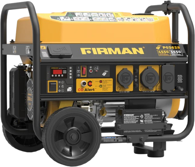 Firman P03628 Generator 3650W/4500W 30 Amp Remote Start Gas With CO Alert New