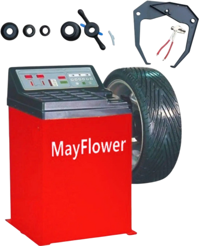 Mayflower Tools 800 Wheel and Tire Balancer Heavy Duty Red Edition New
