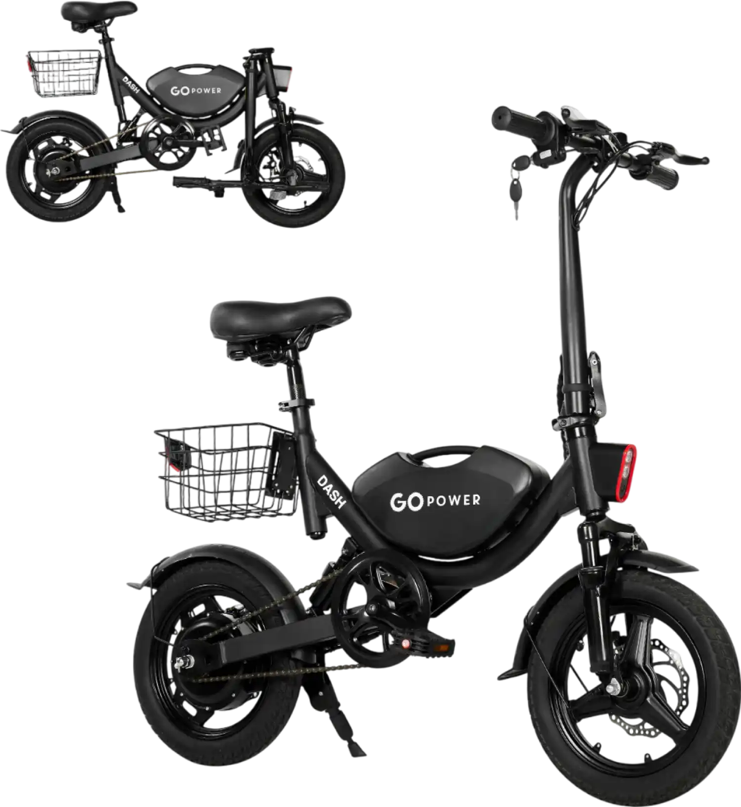 GoPowerBike BN03 GoDash Electric Bike 400W 30 Mile Range 20 MPH Foldable New