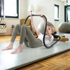 Portable AB Trainer Fitness Crunch Workout Exerciser with Headrest-Black - Gallery View 1 of 7