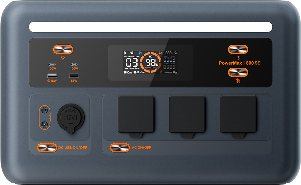 Oscal PowerMax 1800 SE Solar Generator 1800W 1024Wh Pure Sine Wave New