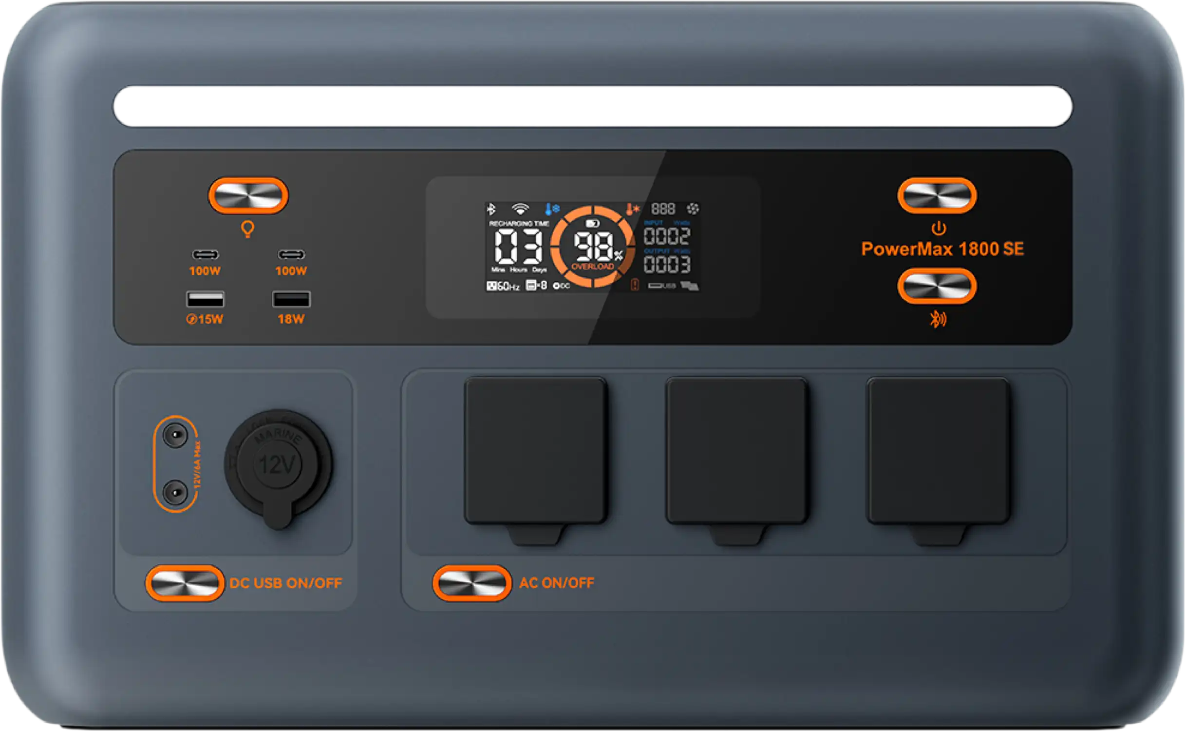 Oscal PowerMax 1800 SE Solar Generator 1800W 1024Wh Pure Sine Wave New –  FactoryPure