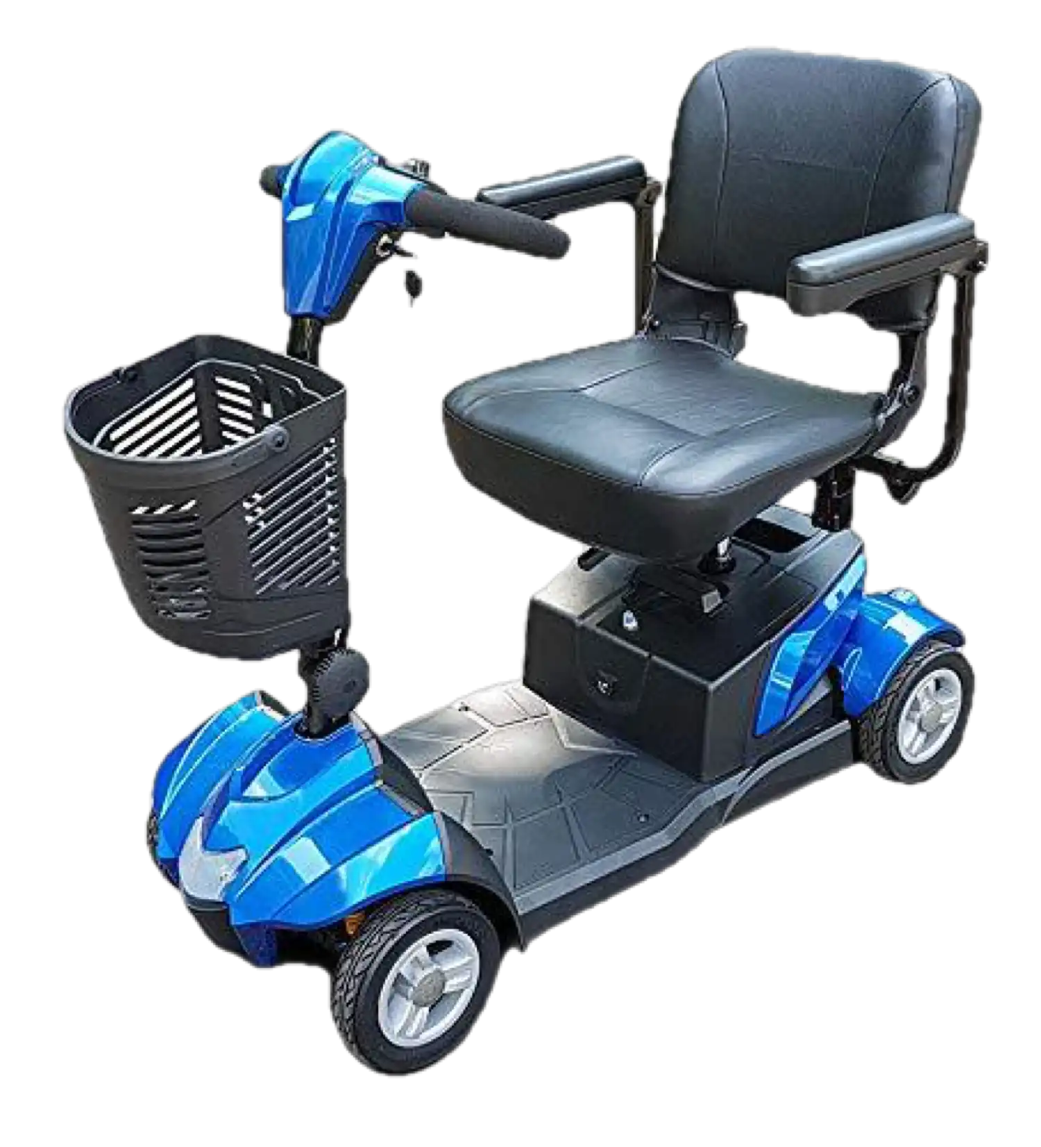 EV Rider CityCruzer 4 Wheel Electric Travel Scooter 12Ah SLA Blue Open Box