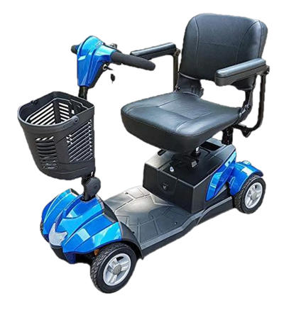 EV Rider CityCruzer 4 Wheel Electric Travel Scooter 12Ah SLA Blue Open Box