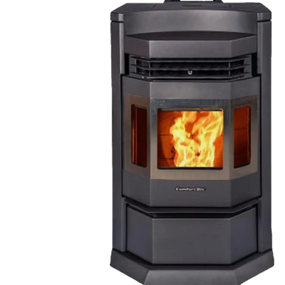 ComfortBilt HP22N-SS 2,800 sq. ft. EPA Certified Pellet Stove with Auto Ignition 80 lb Hopper Capacity Black New
