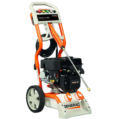 Generac 6024 3,100 PSI 2.7 GPM OHV Engine Axial Cam Pump Gas Pressure Washer New