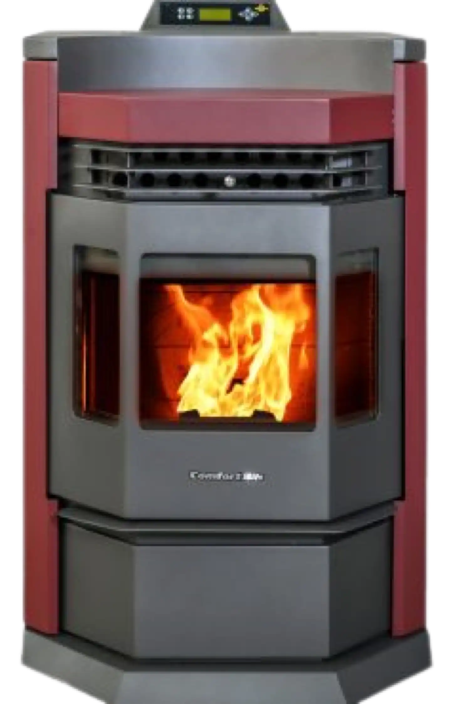 ComfortBilt HP22-N 2,800 sq. ft. EPA Certified Pellet Stove with Auto Ignition 80 lb Hopper Capacity Burgundy New