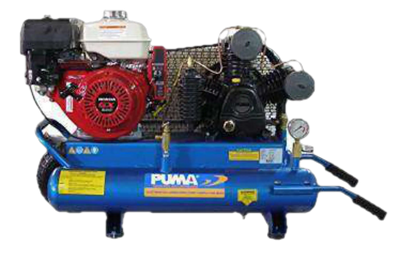 Puma TUE-8008HGE 8 Gallon 8 HP Two Stage Honda Electric Start Air Compressor New
