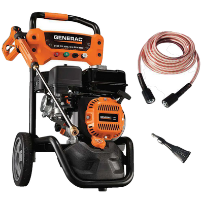 Generac 3,100 PSI 2.4 GPM OHV Engine Axial Cam Pump Gas Pressure Washer Manufacturer RFB