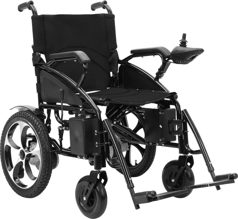 Alton Mobility Lightweight Electric Wheelchair - Artemis - 265lbs Capacity (Black)