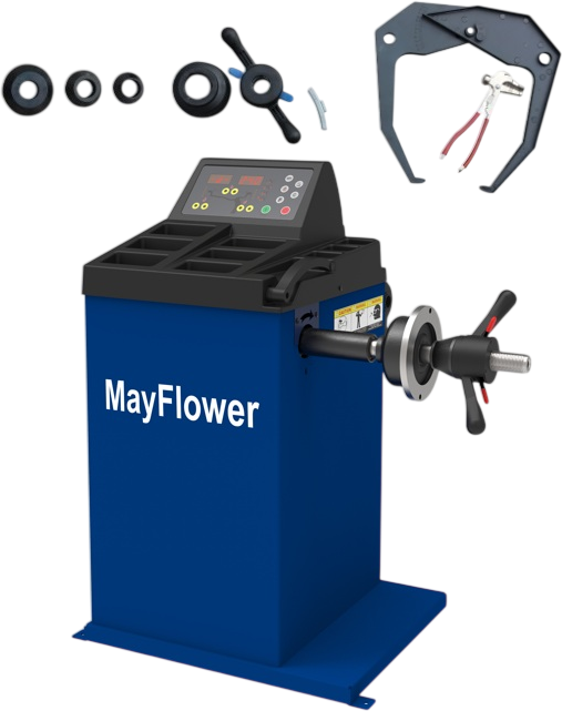 Mayflower Tools 600 Wheel and Tire Balancer Heavy Duty 10-24 in. Diameter New