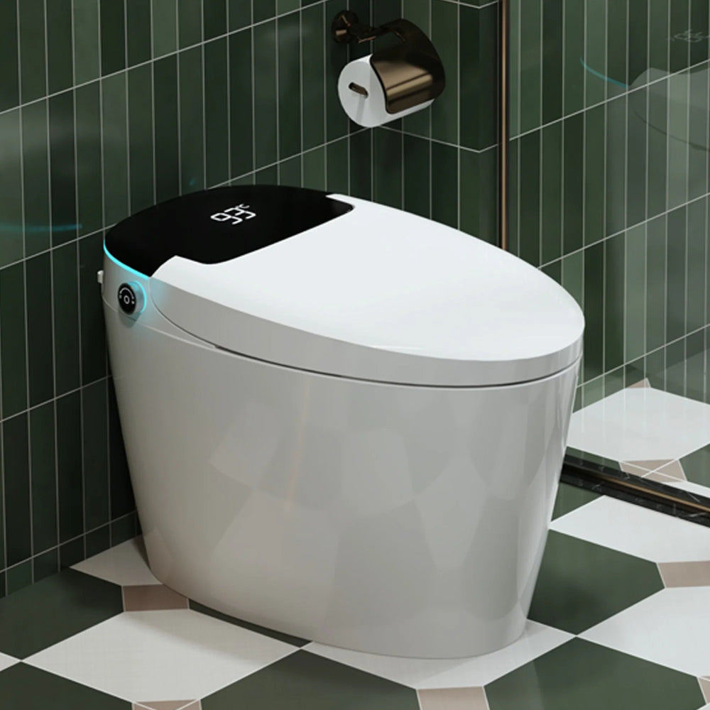 Yulika 951E Smart Toilet with Tank Elongated 1.28 GPF Bidet Heated Seat Auto Flush New